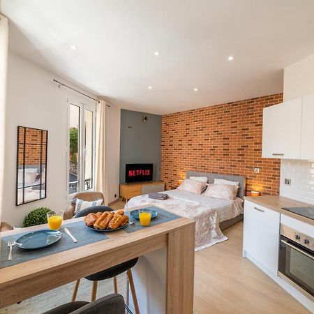 Grand Studio Climatise Tres Proche Monaco Босолей Экстерьер фото